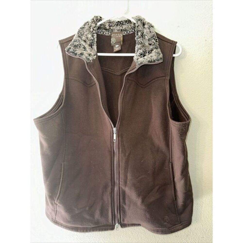 Women's Roper Wear The West‎ Size 2X Brown Vest